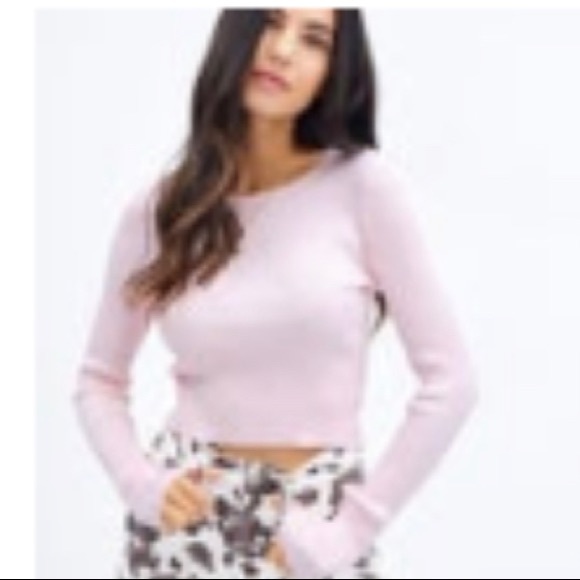 Glassons pink knit long sleeve - Picture 2 of 2